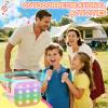Mini Karaoke Machine for Kids with 2 Microphones - Portable Karaoke Player with Magic Voices, LED Lights for Grandkids, Birthday Gift for Girls Boys Party view 3