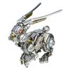 500PCS DIY Assembly 3D Metal Punk Mechanical Rabbit Puzzle Kit, Steampunk Bunny Model Collectible Desk Decor & Creative Easter Gift for Adults & Teens view 1