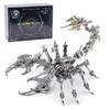 3D Metal Puzzle Scorpion King Model Kit, 200PCS Steampunk Mechanical DIY Assembly Creative Home Desk Decor Craft for Adults & Teens view 1