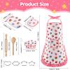 MEIDAYAI 11 PCS Kids Baking Set for Girls, Chef Costume with Adjustable Apron & Hat, Pretend Play Kitchen Toys for Toddlers 3-8, Birthday Xmas Gifts for Little Chefs view 2