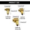 URIMPAVIDO 2PCS RC Boat 90 Degree Water Cooling Nozzle Brass Water Cooling Nipple Faucet Oil Fuel Nozzle for Brushless RC Boat DIY Model Ship Parts (M6) view 4