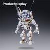 3D Metal Puzzle Mechanical Steampunk Aerospace Rabbit Model with Lights & Stand, 500CS Collectible Desk Decor & Creative for Adults & Teens view 2