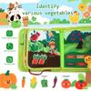 Busy Board for Toddlers 1-3 Sensory Busy Book for 1+ Year Old Boys Girls Montessori Learning Activity Books Birthday Christmas Toddler Gift (Farm) view 2
