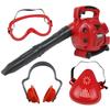 TeganPlay Kids Leaf Blower | Toddler Landscaping Gardening Tools and Equipments | Includes Mask Safety Goggles and Earmuffs view 1