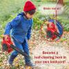 TeganPlay Kids Leaf Blower | Toddler Landscaping Gardening Tools and Equipments | Includes Mask Safety Goggles and Earmuffs view 2