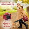 TeganPlay Kids Leaf Blower | Toddler Landscaping Gardening Tools and Equipments | Includes Mask Safety Goggles and Earmuffs view 3
