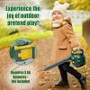 TeganPlay Kids Leaf Blower | Toddler Landscaping Gardening Tools and Equipments | Includes Mask Safety Goggles and Earmuffs view 3