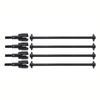 4Pcs Steel Dogbone Drive Shaft & Wheel Axle Replacement 08029 02033 Compatible with HSP 94111 94108 94170 1/10 RC Car Parts,Black view 3