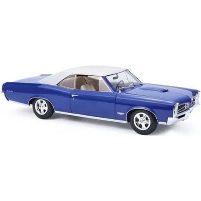 1:18 Highway 61 1966 Pontiac GTO - Barrier Blue with White Top