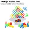 Boobysuu Balance Stacking Attack Block Game, Board Games for 2 Players+ Family Games, Family Travel Party Game for Adult & Kids, Suitable for Kids, Adults, Party, Friends, Team, Pack of 16 view 4