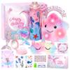 13PCS Mermaid Toys Gifts for Girls 4-6 7 8 9 10 Years Old, Girls Birthday Gifts Set with Light Up Star Pillow DIY Water Bottle Kits, for Daughter Niece Christmas Birthday Baskets for Kids view 1