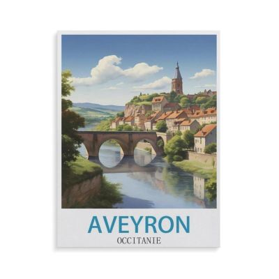 1000PcsAveyron (Occitanie, France)Jigsaw Adult Decompression Game Puzzle Students Toy for Children Christmas Birthday Gifts50x70cm-GQ25
