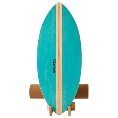 SHA GANG Surf Balance Board Trainer with Roller Wooden Exercise Balancing Stability Trainer - Non Slip Surface for Adults Kids|Balance Board Surfing,Skateboarding,Hockey,Yoga