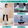 SHA GANG Surf Balance Board Trainer with Roller Wooden Exercise Balancing Stability Trainer - Non Slip Surface for Adults Kids|Balance Board Surfing,Skateboarding,Hockey,Yoga view 3