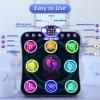 WAYKEE Dance Mat Toys for 3-12 Year Old Girls, Electronic Dance Pad with Light-up LED Wireless Bluetooth & 5 Game Modes, Christmas Birthday Toys Gifts for 3 4 5 6 7 8 9 10+ Year Old Girls view 4