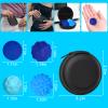 BUSOHA Silicone Fidget Balls - 4 Pack Fidget Toys Stress Balls for Adults Sensory Stone Travel Toys for Calming,Autism and ADHD,Gifts for Teens ,Blue view 2
