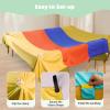 Birodeko Blanket Fort Building Kit for Kids, Portable Playhouse Play Tent Fort with CPC Certification, Indoor/Outdoor Air Tent Fort for Kids Age 4-8 8-12 view 4
