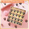 50 Pcs Mini Rubber Stone Gifts Christmas Positive Inspirational You Rock Stone Figures Bulk Motivational Decorations and Encouragement Appreciation Gift for Teacher Coworker Staff view 3