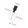 Parts For MJX For Hyper Go 16208 16209 16210 For SCY 16101 For HBX 16889 1/16 12pcs M001 Body Shell Clip Pin With Fixing Mount RC Car Parts Accessories view 3