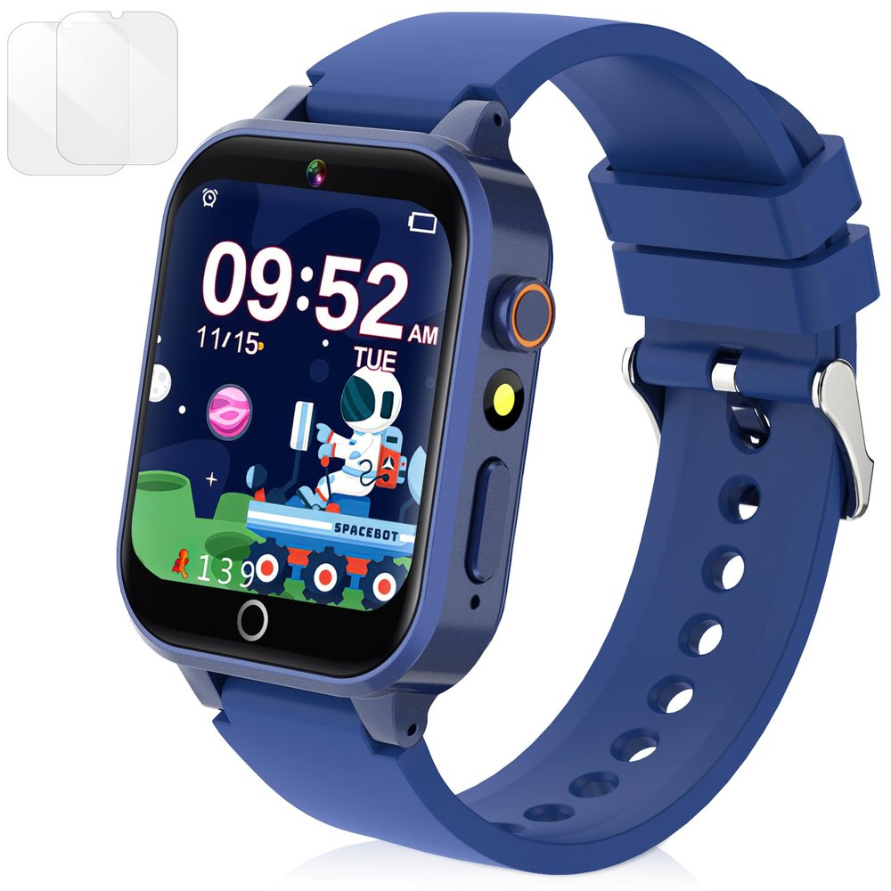 Zeacool Kids Smart Watch, Smart Watch Toys with 39 Games, Camera Video Recorder Music Alarm Calculator Calendar Pedometer Stopwatch Flashlight Gift Toys for 3-12 Years Old Boys and Girls (Blue)