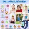 Zeacool Kids Smart Watch, Smart Watch Toys with 39 Games, Camera Video Recorder Music Alarm Calculator Calendar Pedometer Stopwatch Flashlight Gift Toys for 3-12 Years Old Boys and Girls (Blue) view 3