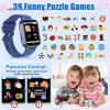 Zeacool Kids Smart Watch, Smart Watch Toys with 39 Games, Camera Video Recorder Music Alarm Calculator Calendar Pedometer Stopwatch Flashlight Gift Toys for 3-12 Years Old Boys and Girls (Blue) view 4
