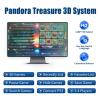 Hedlaoy 32000 Games 3D Pandora Box Arcade Game Console,Retro Video Game Machine for TV, 1280x720 HD Output,Search/Save/Hide/Pause Games,Support 4 Players,Two Splited Joysticks. view 2