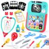PLAY Doctor Kit for Kids with Learning Tablet, Doctors Play Set with Kids Tablet, Real Stethoscope, Various Medical Toys, Pretend Play Toys for Toddlers 3-5, Halloween Christmas Birthday Gifts view 1