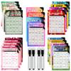 XOXO Parents Movie Night Bingo Cards 20-Pack  Bulk Family Game Set for Adults & Kids | 20 Reusable Bingo Cards with Dry Erase Markers | Perfect for Large Groups, Parties, Classrooms & Events view 1