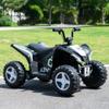 24V Kids Ride On ATV Quad, Electric 4 Wheeler with Spring Suspension, LED Headlights, Music, High/Low Speed, Off-Road Toy Vehicle, Ultimate Birthday for Boys Girls, White view 3