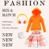 18 Pcs Doll Clothes & Accessories for 11.5 Inch Girl Dolls Include 6 Chill Outfit Hooded Sweater, Dress, Skirt, Sport Wear, Jumpsuit, 6 Shoes, 1 Backpack, 5 Accessories for Dolls Casual Wear view 2