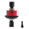 1/7 RC Car Differential 35+8T Gear Ratio Assembly Easy to Install Aluminum Alloy Component 1.1 Module Differential Gear, Red view 3