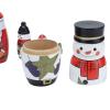 Irfora Glossy, Round Nesting Dolls with Snowman, Father Christmas, Christmas Tree for Festive Gifts, Handmade Ornaments with Unique Style view 4