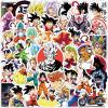 100pcs Anime Dragon and Ball Stickers Mixed Pack,Lovely Cartoon Characters Decals Cartoon Anime Sticker for Kids Teens Waterproof Stickers for Water Bottle Laptop Luggage Helmet Skateboard Guitar view 1