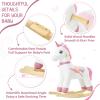 FUNLIO Unicorn Baby Rocking Horse for Toddlers 1-3 Years, Rainbow Fairy Unicorn Rocking Horse, Stuffed Ride-on Animal Rocker, Easy to Assemble, CPC & CE Certified-Small view 3