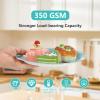 96Pcs 11th Birthday Party Decorations Teal and Silver Plates and Napkins Tableware Sets Teal Ballons Theme Party Decorations for Girls Eleven Years Old Birthday Supplies Serves 24 view 4