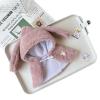 Halloween Rabbit Fur Cape Cloak for 20cm Cotton Dolls - Anime Doll Outfit Replacement, Cute Soft Doll Clothing Accessory for 20cm Plush Dolls, Nice for Halloween Doll Decoration (Pink) view 3