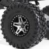 2.2-inch Aluminum beamlock RC Crawler Tires Wheels Set All Terrain tire 12mm Hex Suitable for 1/10 1//8 RC Climbing car TRX4 Axial Gen8 SCX10 II RC4WD D90 TF2 Tamiya CC01 (R396 Silver) view 4