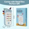 Cute Animal Pretend Play Kids Toy Phone - Interactive Musical Learning Smartphone with Buttons & Animal Sounds, Educational Role Play Gift for Boys Girls view 2