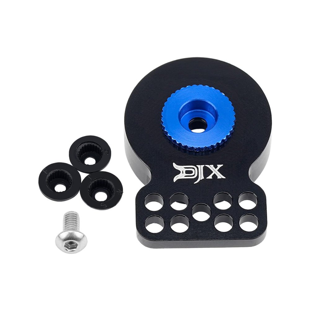 DJX CNC Aluminum Porous Servo Saver 23T/24T/25T (Black)