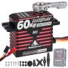HobbyPark Direct Powered Waterproof High Torque RC Steering Servo 828oz-in 60kg Standard Servo Brushless Motor All Metal Gears High Speed HV 8.4-16.8V 180 for RC Car Crawler Truck Buggy Short Course view 1