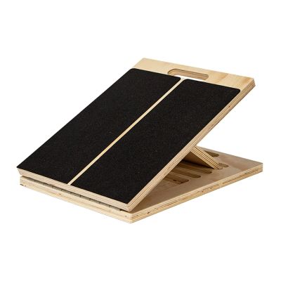 Ergonomic Wood Rehabilitation Board Accurate Correction Wobbles Board For Muscle Training And Home Fitness Weight Bearing Balances Trainer