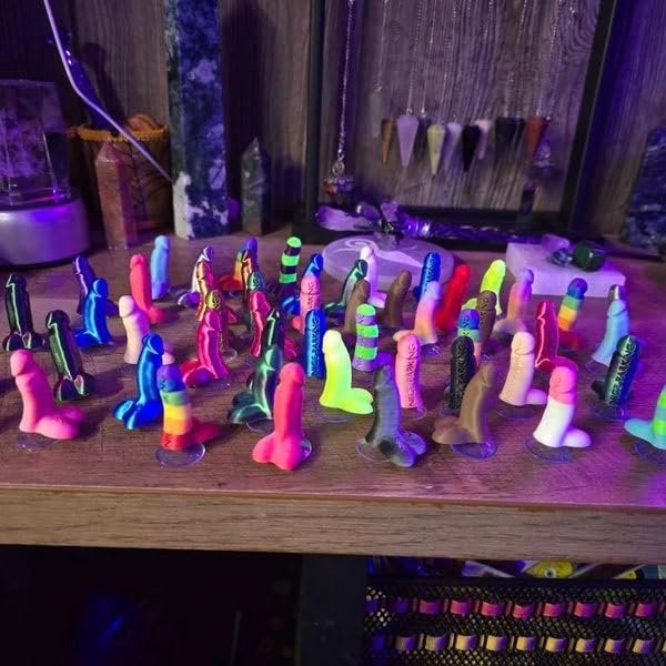25pcs, Nice Parking Dick, Funny Parking Prank Gag Gift with Suction Cup, Hilarious Car Joke Accessory for Adults - Random Colors