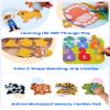 BizyKoady Toddler Busy Book for 1-3, Montessori Felt Busy Book, Busy Board for 1+ Year Old, Toddler Airplane Travel Toys, Educational Learning Activity Books, Girl & Boy Birthday Gift view 3