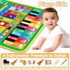Baby Toys for 1 Year Old Gifts: 3 in 1 Alphabet Animal Piano Music Play Mat - Toddler Toys Age 1-3 Musical Toy 12-18 Months Babies Birthday Christmas Gift for Boys Girls 1 2 3 Year Old view 2