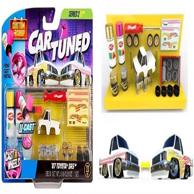 1:64 Diecast Custom Model Kit Compatible with Toyota SR5 Pickup Custom Shop Castworks Series 2 Limited Edition by CarTuned