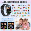 Zeacool Kids Smart Watch, Smart Watch Toys with 39 Games, Camera Video Recorder Music Alarm Calculator Calendar Pedometer Stopwatch Flashlight Gift Toys for 3-12 Years Old Boys and Girls (Black) view 4