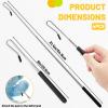 4 PCS 8-21 inch Adjustable Puppet Handles Arm Control Rod, Metal Puppet Stick Accessory for Puppets Arm or Full Body (4pcs) view 2