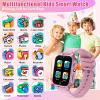 Zeacool Kids Smart Watch, Smart Watch Toys with 39 Games, Camera Video Recorder Music Alarm Calculator Calendar Pedometer Stopwatch Flashlight Gift Toys for 3-12 Years Old Boys and Girls (Pink) view 2