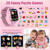 Zeacool Kids Smart Watch, Smart Watch Toys with 39 Games, Camera Video Recorder Music Alarm Calculator Calendar Pedometer Stopwatch Flashlight Gift Toys for 3-12 Years Old Boys and Girls (Pink) view 4